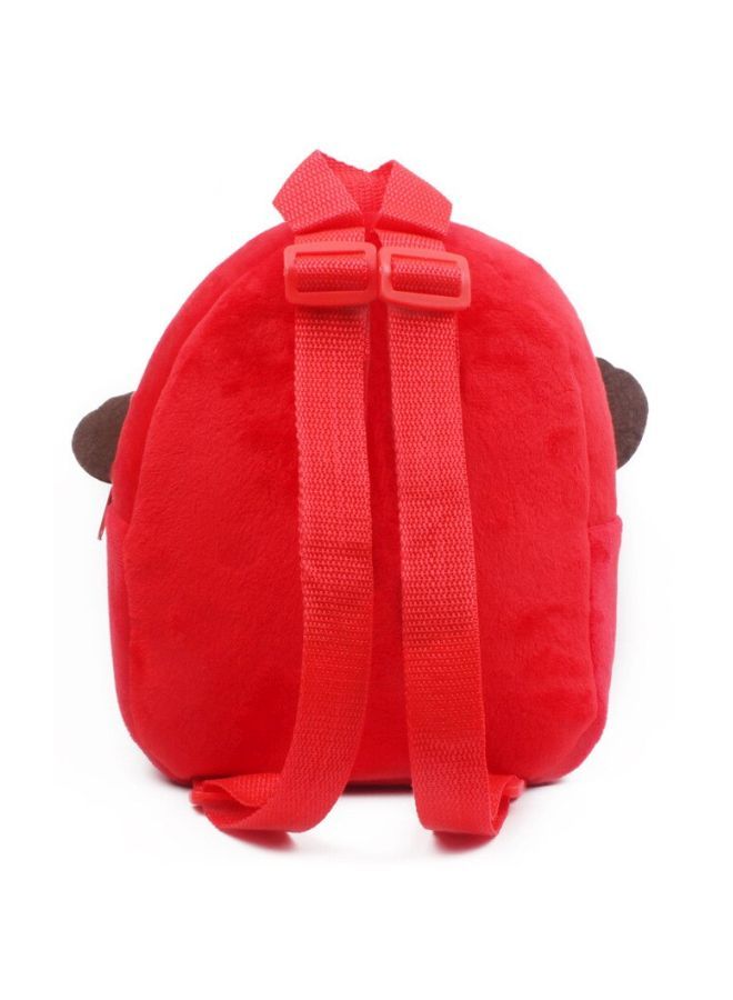 Printed Plush Backpack