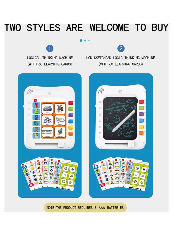 Educational Machine Learning Toy - Six Categories, 60 Cards, 720 Questions 234x186millimeter