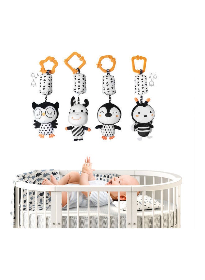 4-Piece Hanging Rattle Toys