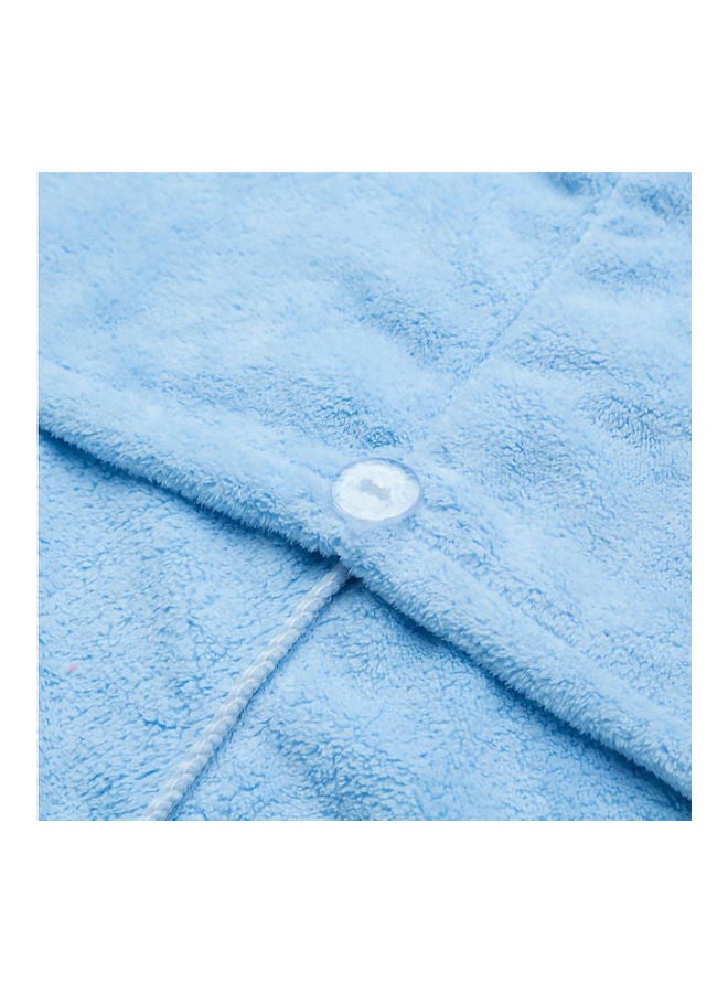 Microfiber Hair Towel Wrap Blue 65x24cm