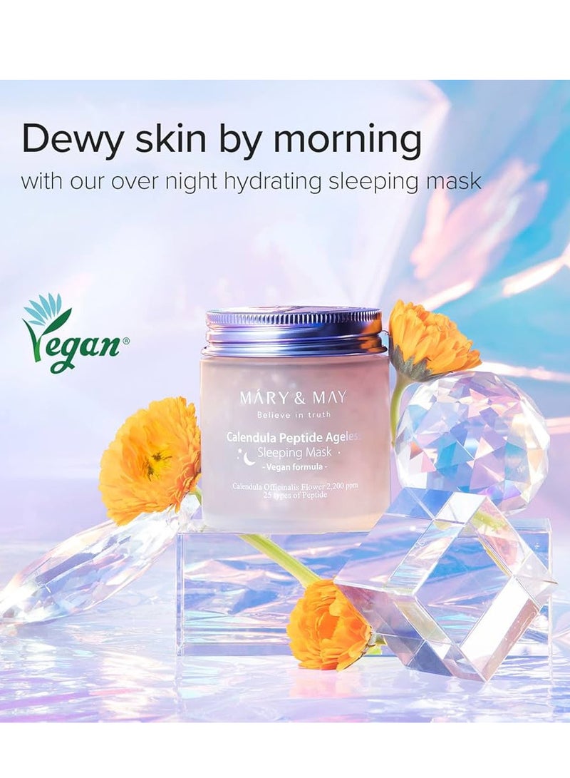 Mary & May Calendula Peptide Ageless Sleeping Mask,110g