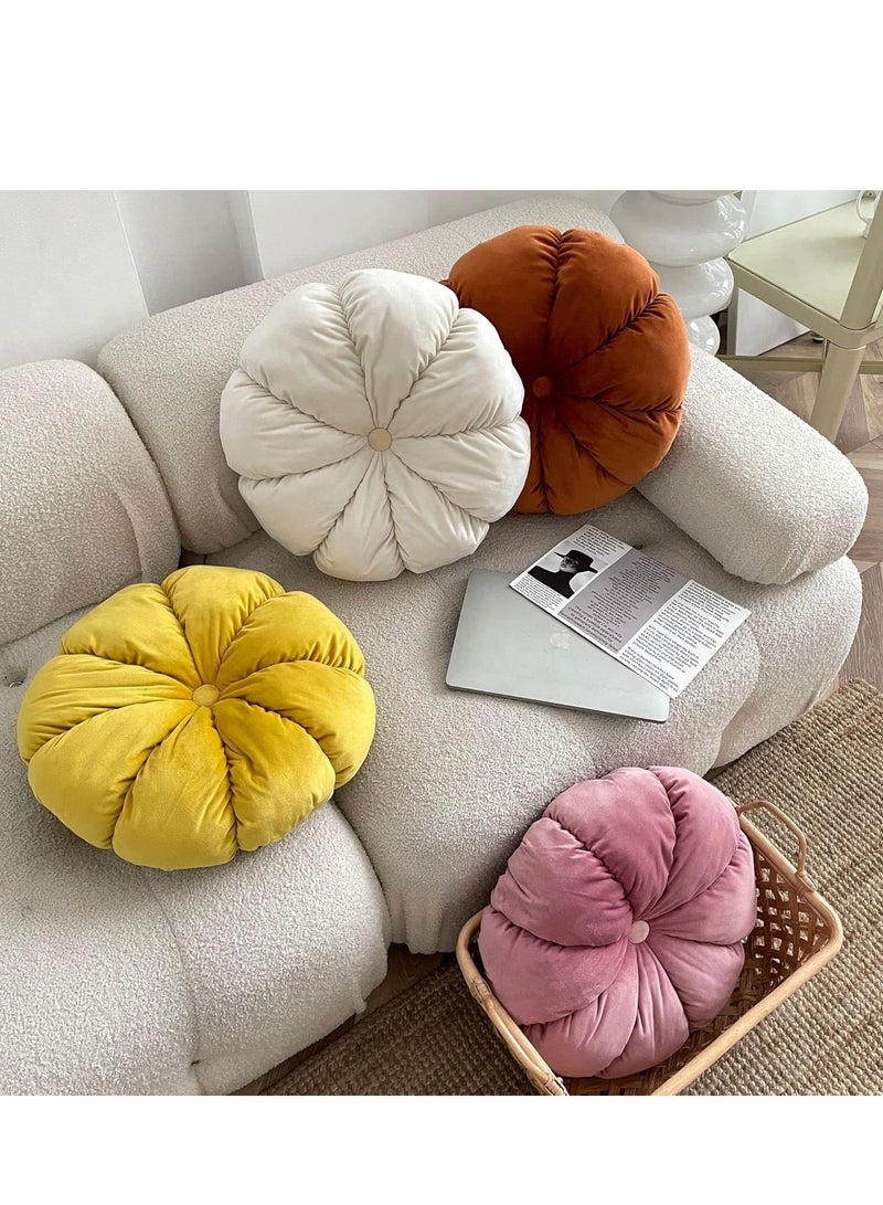 Soft Window Cushion Pumpkin Chair Sofa Pillow Handmade Suitable for Office Staff and Students Throw Pillow