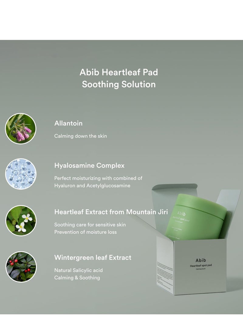Abib Heartleaf Spot pad Calming touch 80 pads