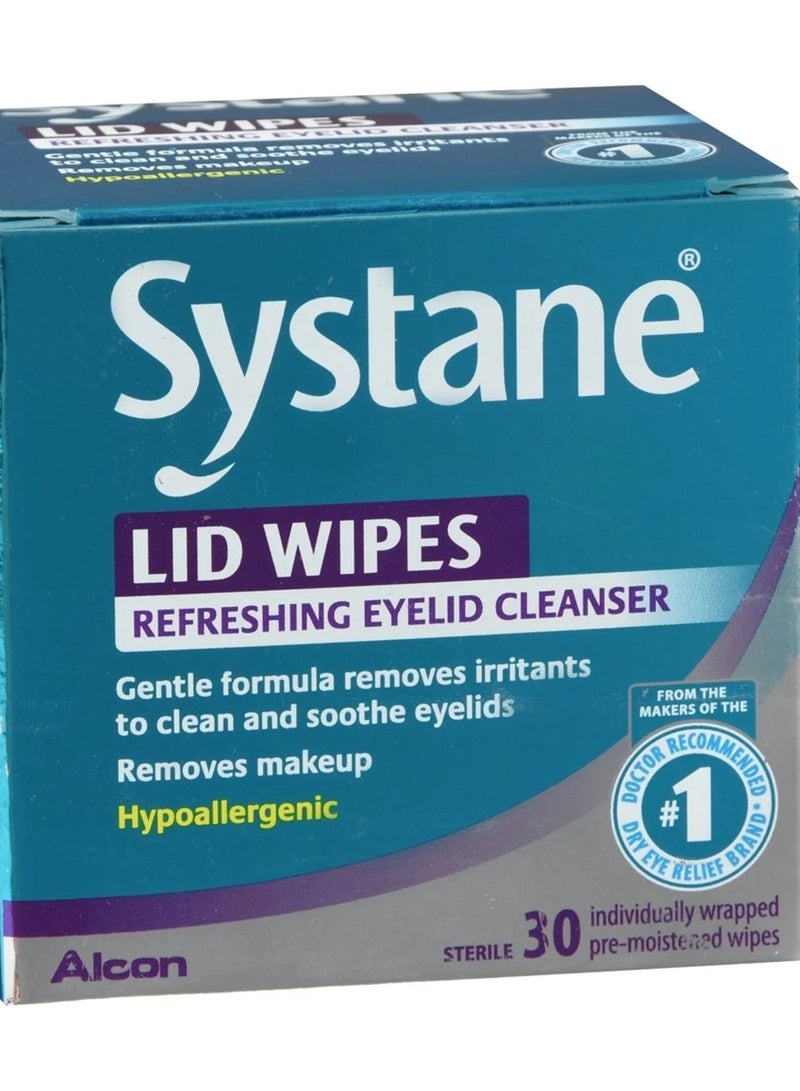 Systane Lid Wipes, 30 Count