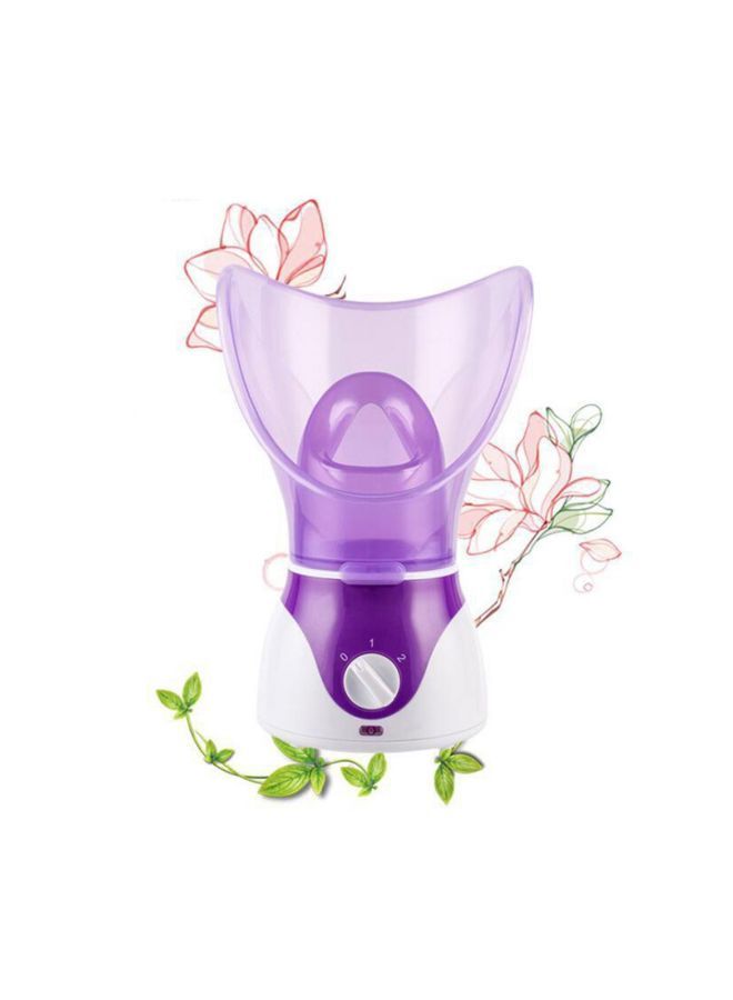 Moisturizing Facial Steamer Purple/White 18.6x26.7x16.6cm