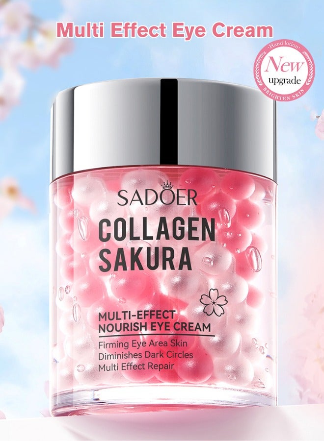 Multi-Effect Eye Cream Sakura Collagen Eye Cream Moisturizing Eye Cream Anti-aging