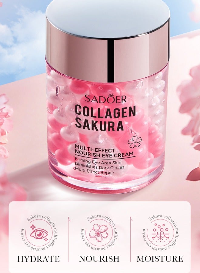 Multi-Effect Eye Cream Sakura Collagen Eye Cream Moisturizing Eye Cream Anti-aging