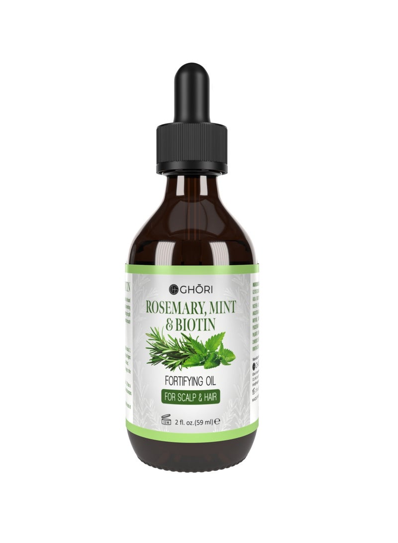 GHORI ROSEMARY, MINT & BIOTIN Oil FOR HAIR GROWTH, HAIRFALL CONTROL & SCALP NOURISHMENT