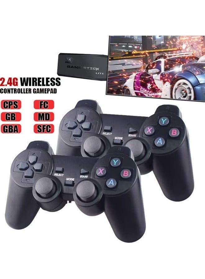 Nano Classic M8 Game Stick 4K Game Console with Two 2.4G Wireless Console