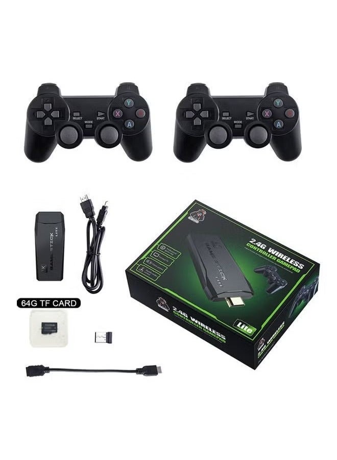 Nano Classic M8 Game Stick 4K Game Console with Two 2.4G Wireless Console