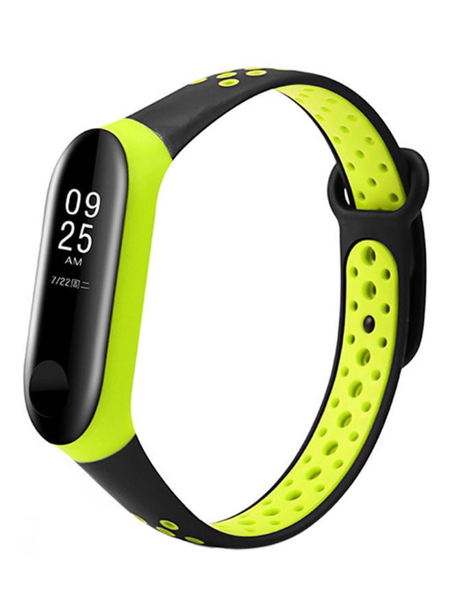 Replacement Sport Strap For Xiaomi Mi Band 3 Black/Green