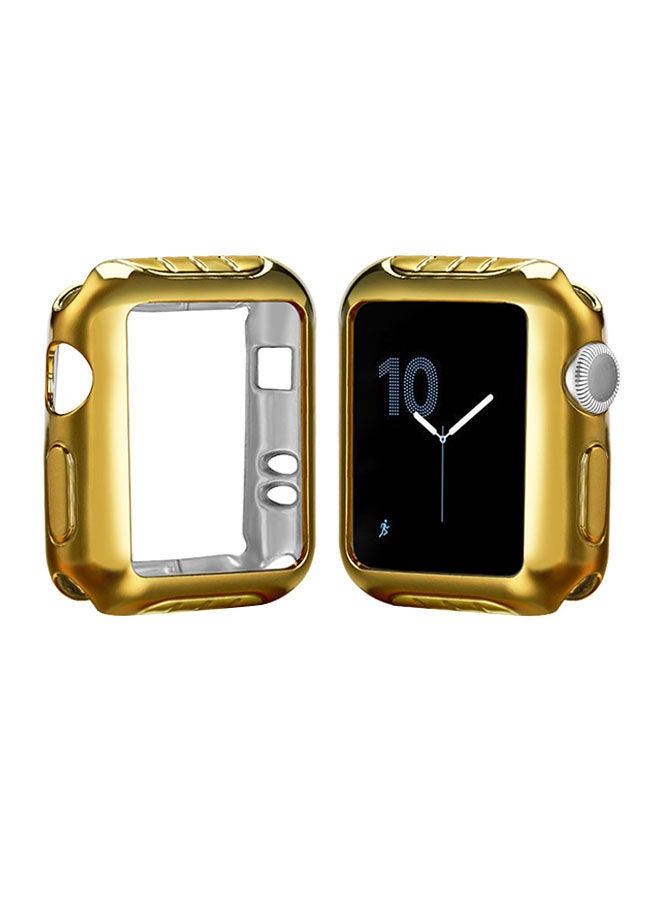 TPU Protective Cover For Apple Watch 38Mm Gold