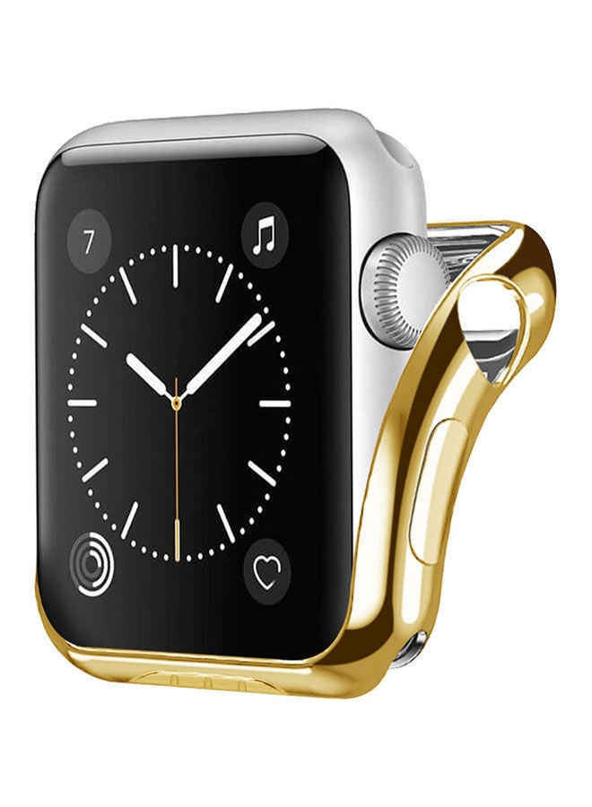 TPU Protective Cover For Apple Watch 38Mm Gold