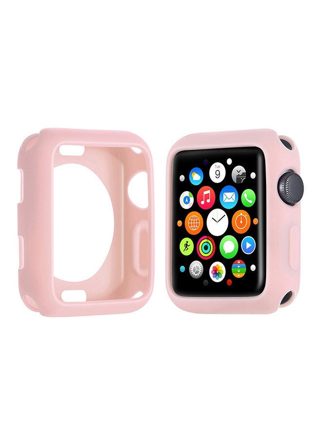 Protective Case Cover For Apple Watch Series 1/2/3 38mm Pink