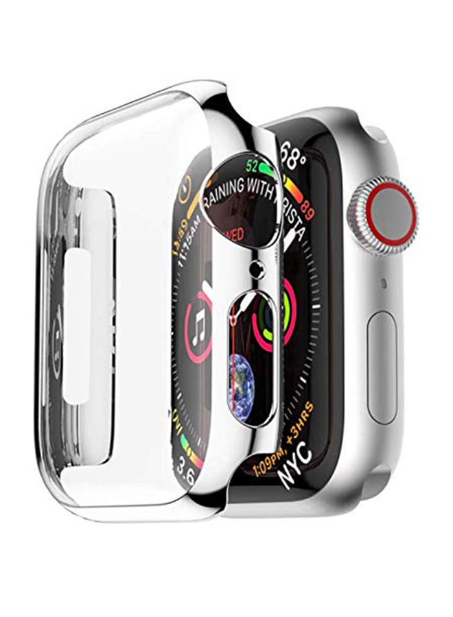 PC Frame Case Cover For Apple Watch Series 4 44millimeter Silver