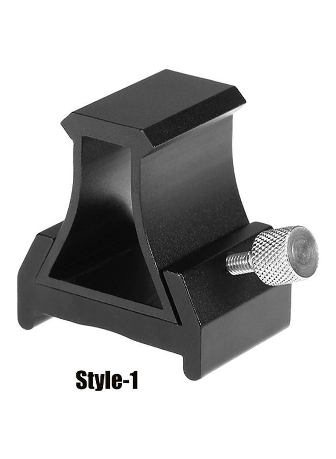 3-Piece Finder Scope Dovetail Mount Set Black/Silver