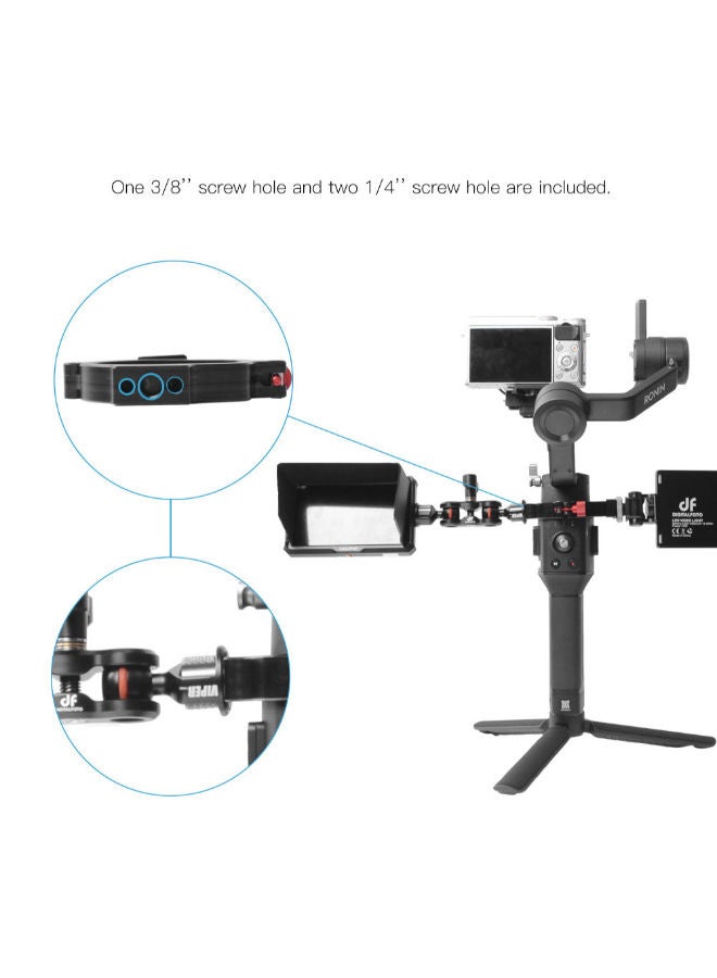 Gimbal Stabilizer Metal Extend Adapter Ring For DJI Ronin SC Black