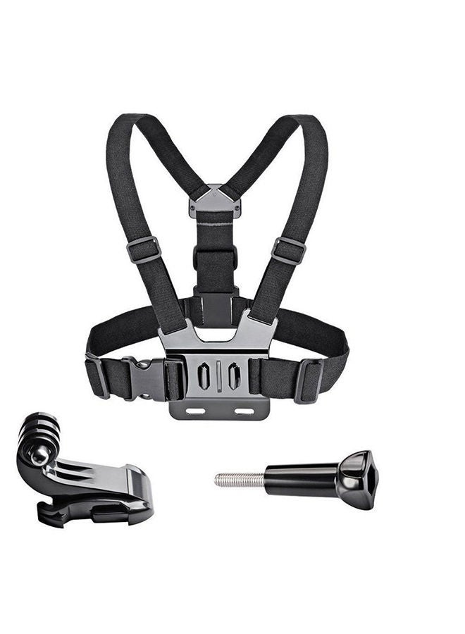 Adjustable Chest Body Strap Mount Harness Belt for Gopro Hero 2/3/3Plus/4/5/6 Black