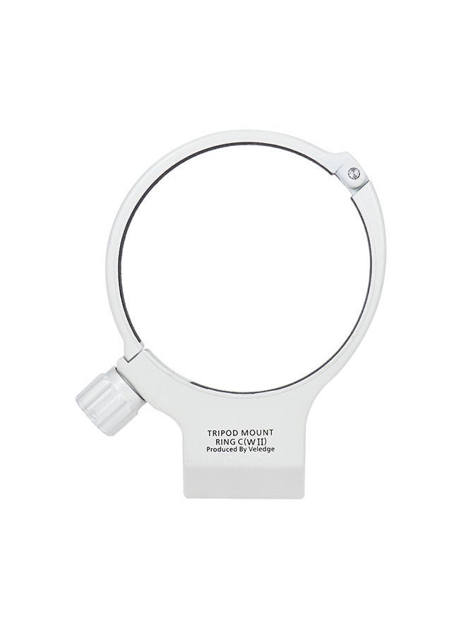 Tripod Collar Mount Lens Ring White