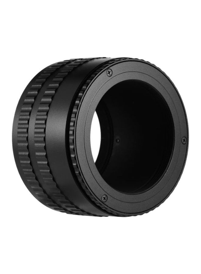 Lens Focusing Helicoid Adapter Ring Macro Extension Tube Black