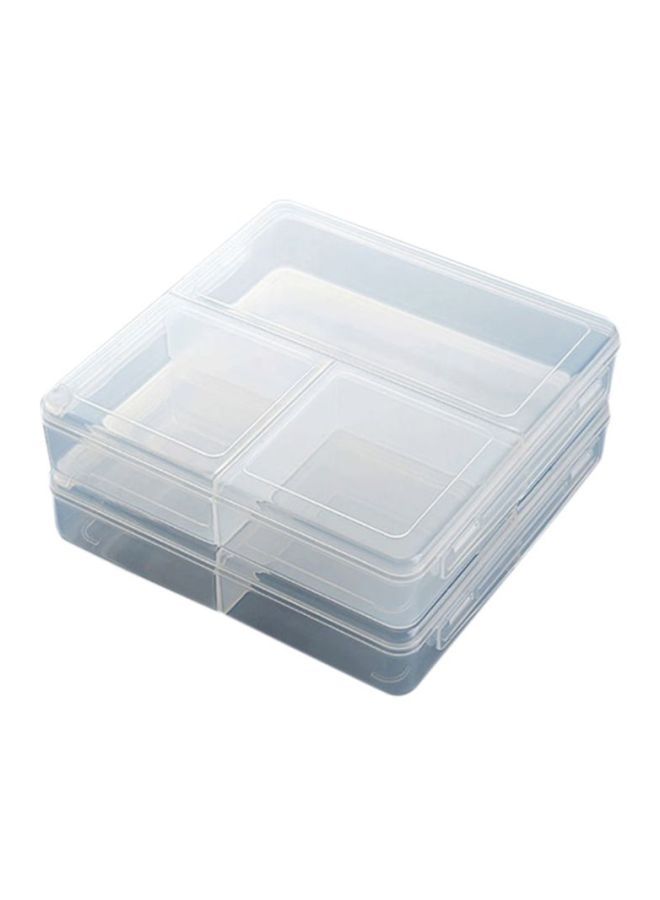 3-Grids Design Lunch Box White 1.45Liters