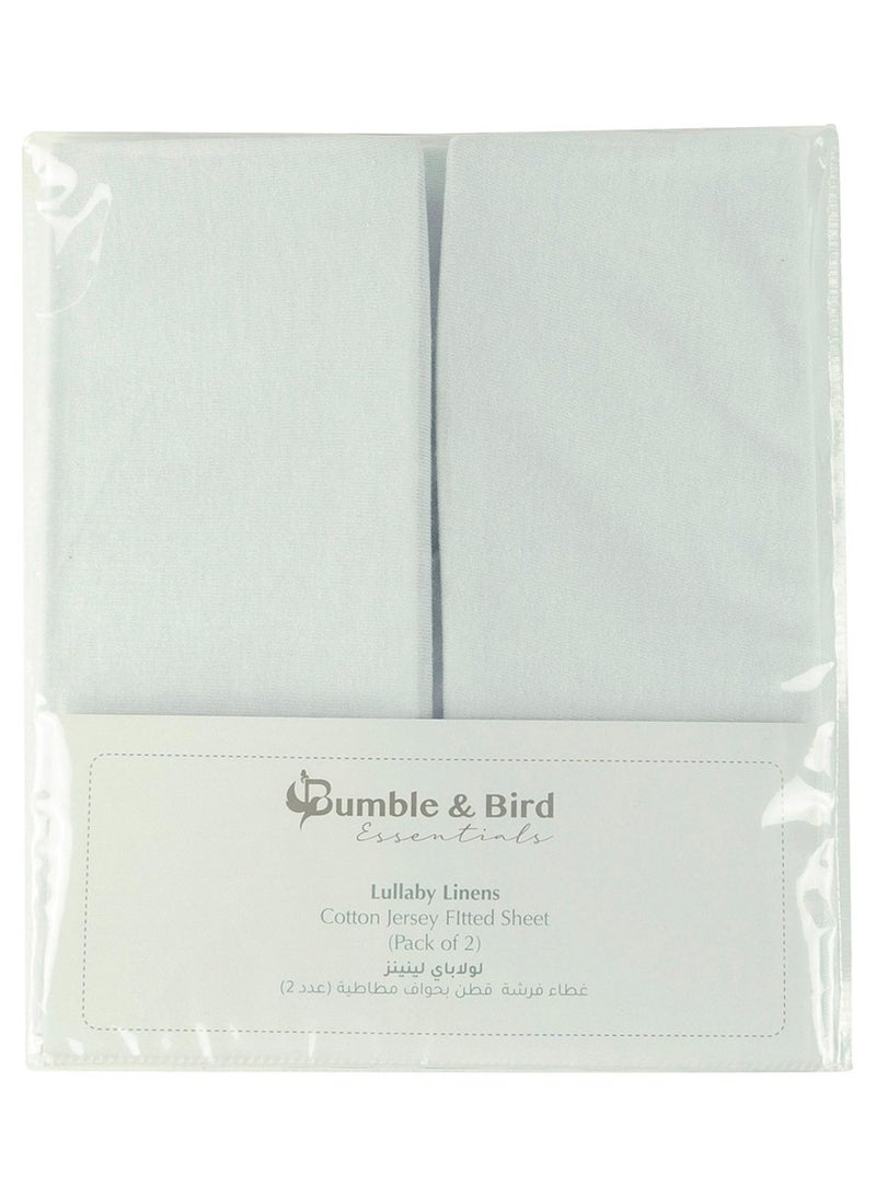 Bumble & Bird - Basic Cotton Jersey x 2 for Moses Basket