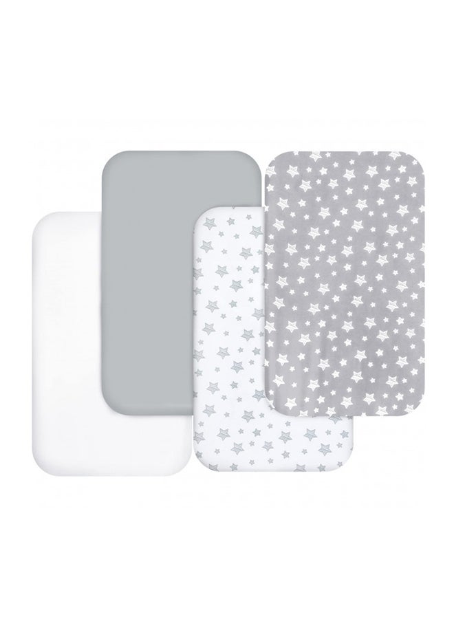 Bassinet Sheets For Baby Boys Girls 4 Pack(33