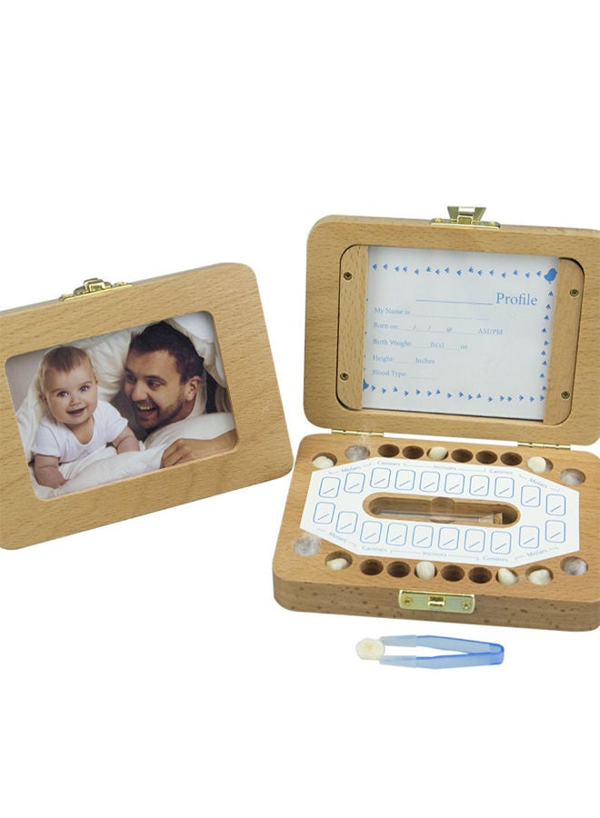 Wooden Baby Tooth Box