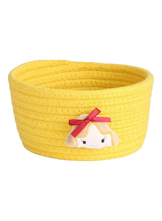 Cartoon Animals Hand Woven Storage Basket For Kids