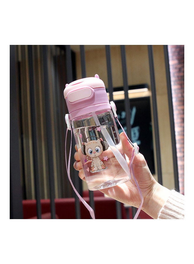 Cat Leak Proof Water Bottle With Straw