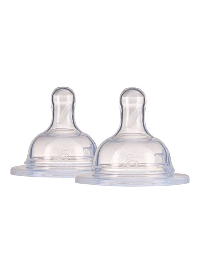 2-Piece Vented Silicone Nipples