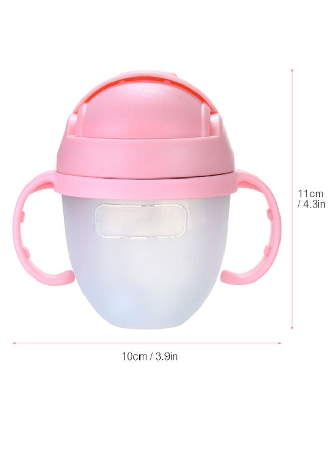 Wide Mouth Feeding Bottle With Straw 5ounce