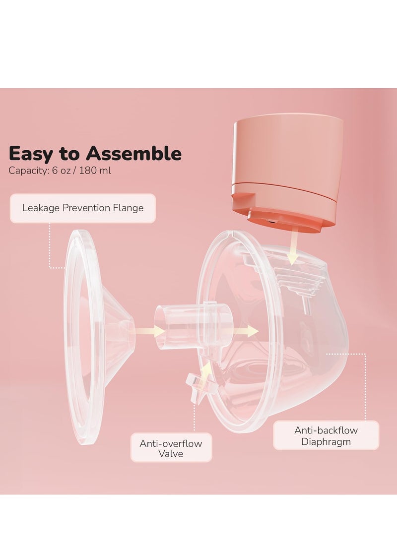 Blooming Blossom - Double Wearable Cordless Breast Pump - Pink