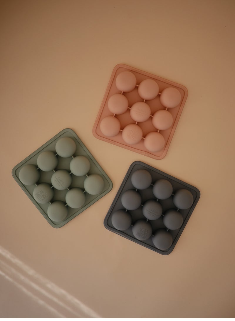 Mushie ​​Baby Food Freezer Tray​ Blush