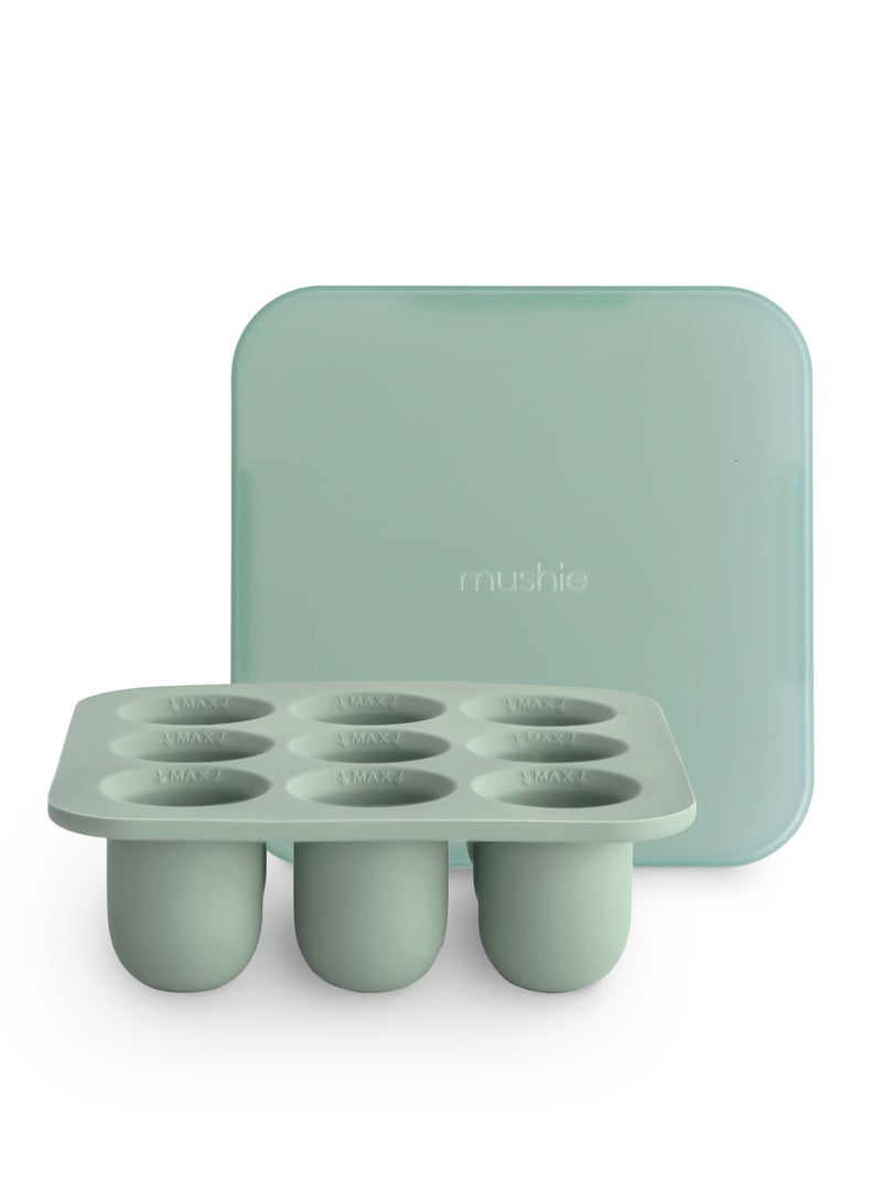 Mushie Fresh Food Feeder Freezer Tray Cambridge Blue