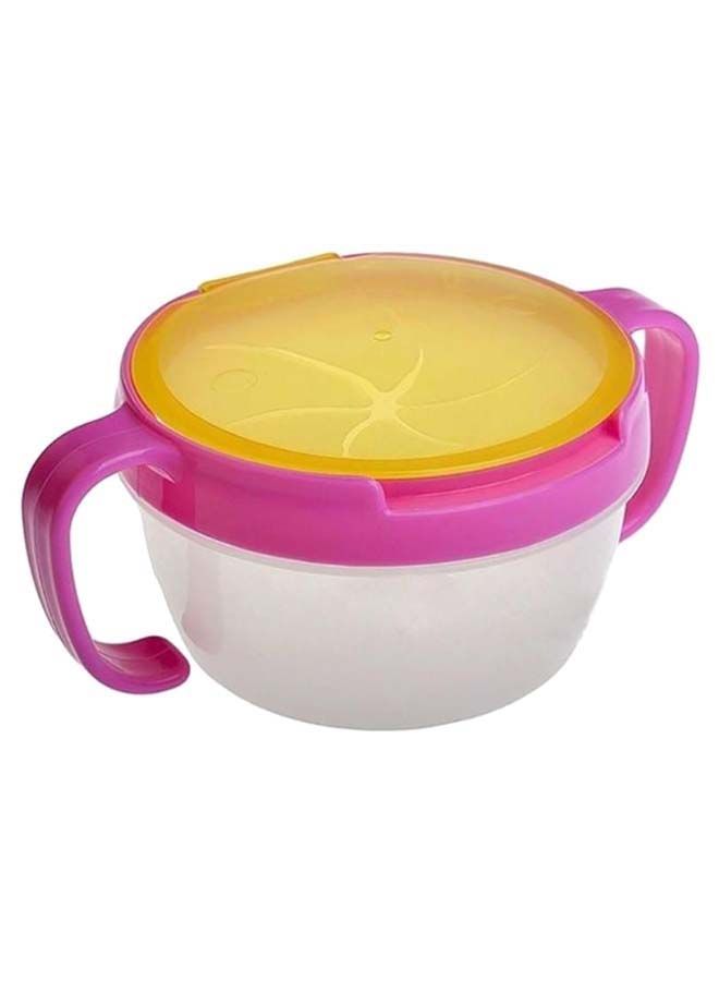 Double-Handle Snack Container With Lid