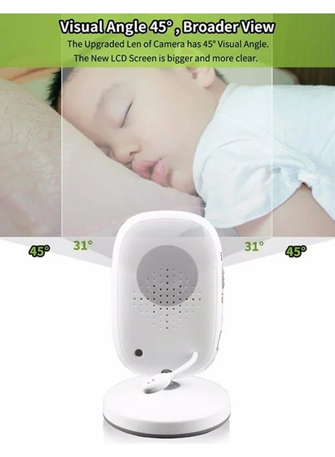 3.2inch LCD Display Wireless Babies Video Monitor With Night Vision Temperature Monitoring Two-Way Voice Intercom Baby Monitor Baby Safety