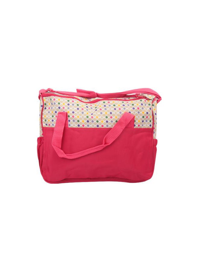 Polka Dot Printed Diaper Bag Set