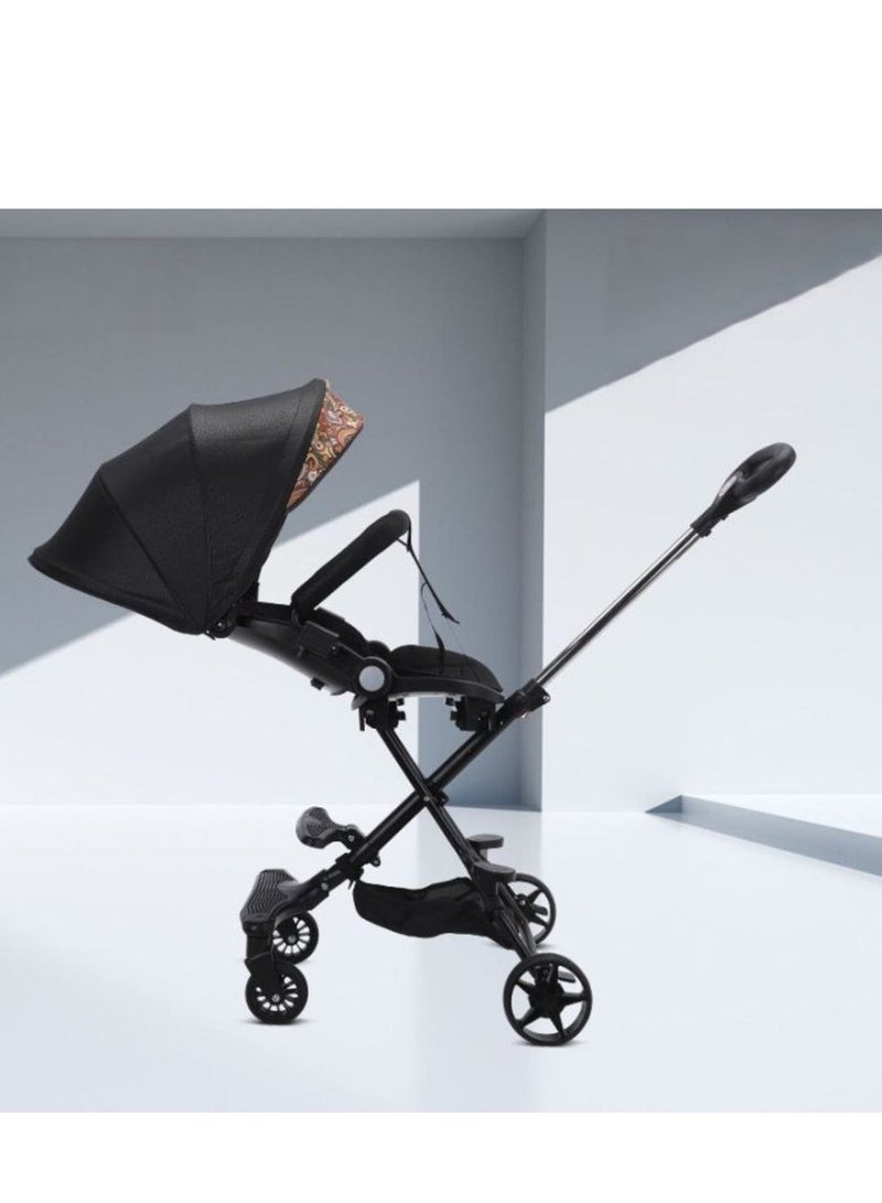 Cool Berry Lightweight Baby Stroller Two-way Pushing Foldable Can Be lying Can Sitting with Canopy Suitable For Children