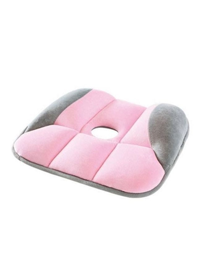 Cushion Pillow Seat Pink/Grey 38.4x33.8x8.7centimeter