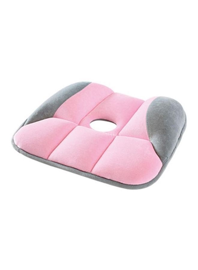 Cushion Pillow Seat Pink/Grey 38.4x33.8x8.7centimeter