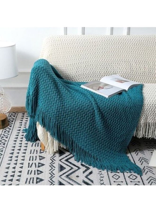 Sofa Blanket Combination Blue 127x173cm