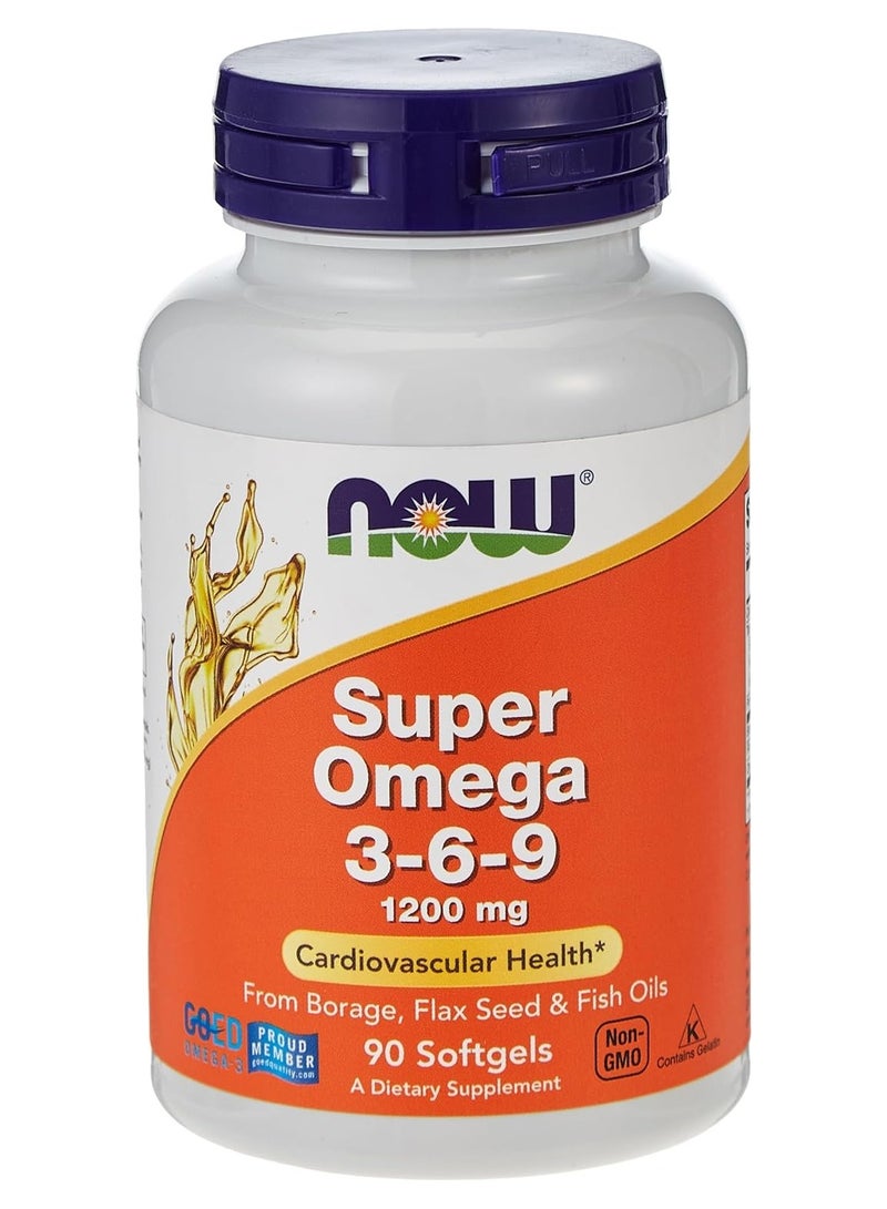 Super Omega 3-6-9 Fish Oil 90 Softgels