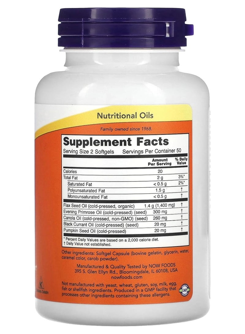 Omega 3-6-9 1000 Mg 100 Softgels