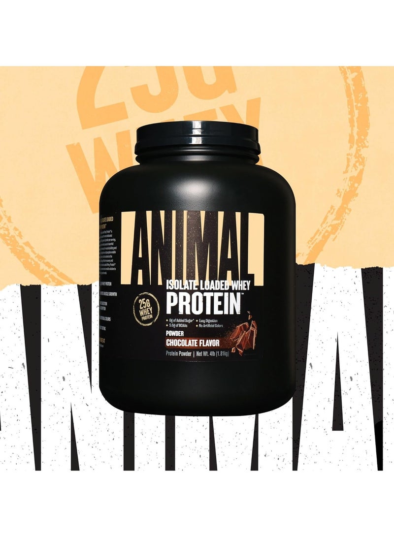 Animal Whey Chocolate 4 Lb 20G Protein Per Serving