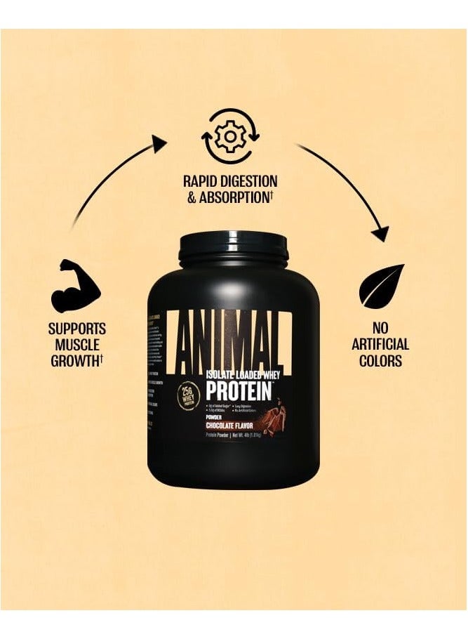 Animal Whey Chocolate 4 Lb 20G Protein Per Serving