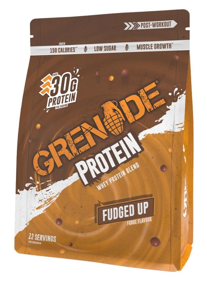 Whey Blend High Protein Powder ,Fudge Flavour,12 Servings