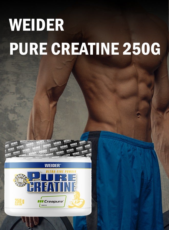 Pure Creatine Creapure 250 Grams - Unflavour - Maximize Your Performance