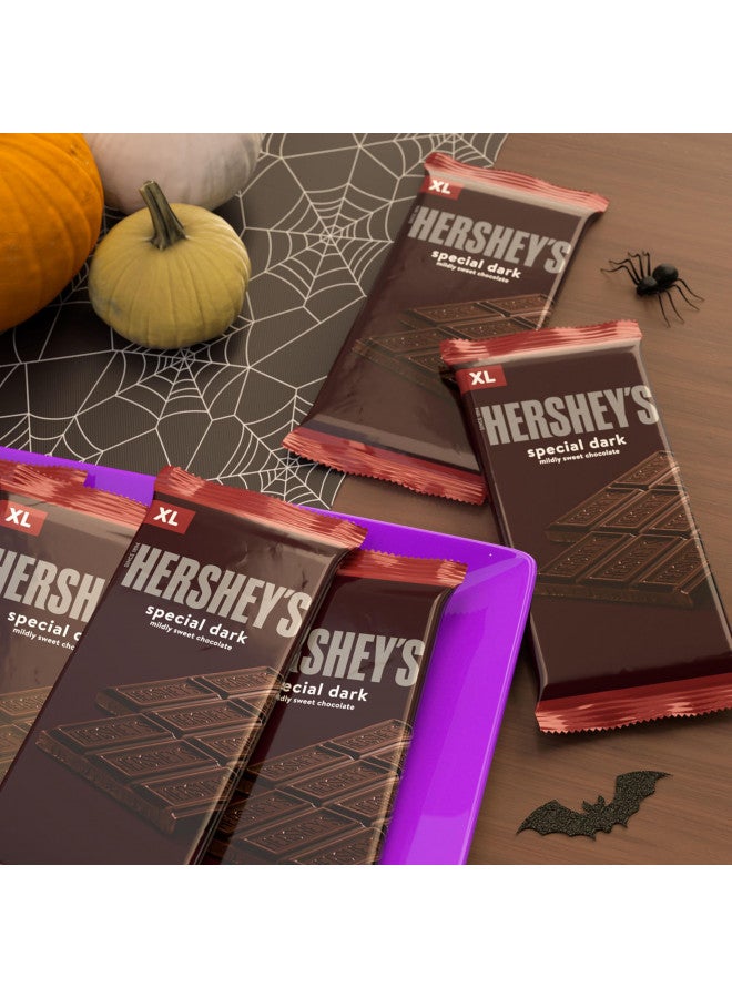 HERSHEY'S SPECIAL DARK Mildly Sweet Dark Chocolate XL, Candy Bulk Pack, 4.25 oz (12 Count)