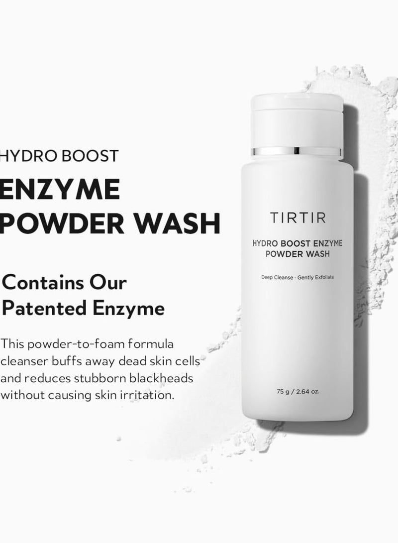 Hydro Boost Enzyme Cleansing Powder, 2.64 Oz – Gentle Exfoliation and Deep Hydration for Smooth, Radiant Skin – Ideal for All Skin Types